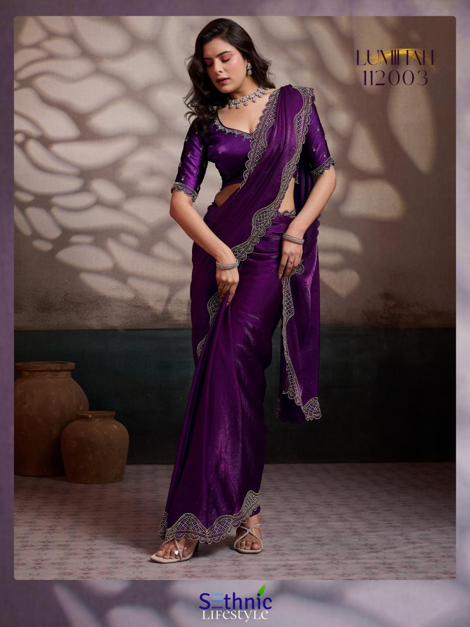Sethnic Luminah catalog wholesale catalogue sarees - Sanvari Fashion