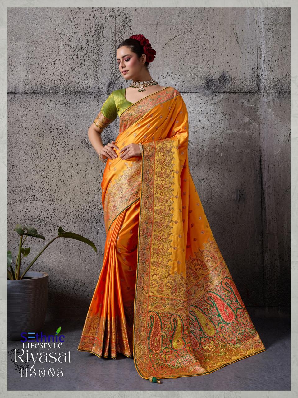 Sethnic Riyasat catalog designer saree wholesale - Sanvari Fashion