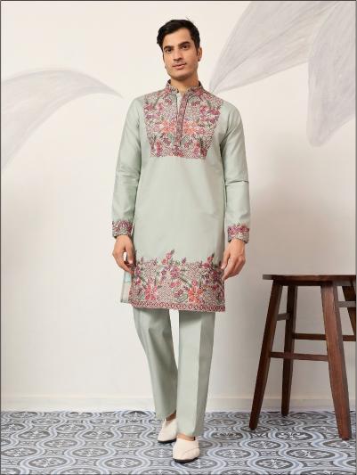 Shubhvastra Nawabi catalog mens wear kurta at wholesale rate - Sanvari Fashion