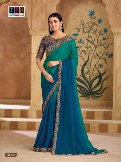 Tfh Sandalwood 16th Edition catalog wholesale designer silk sarees - Sanvari Fashion