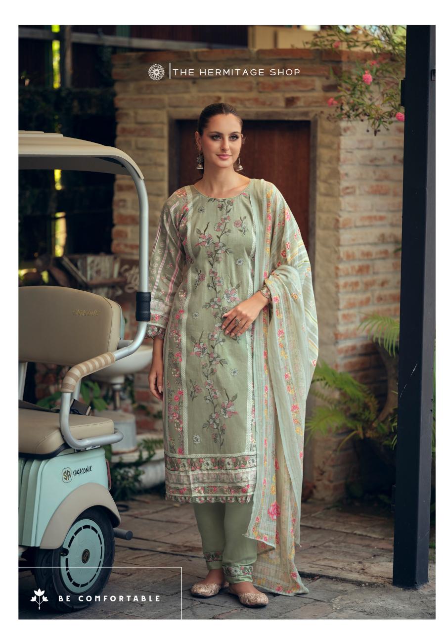 The Hermitage Shop Mazda catalog dress material at surat - Sanvari Fashion