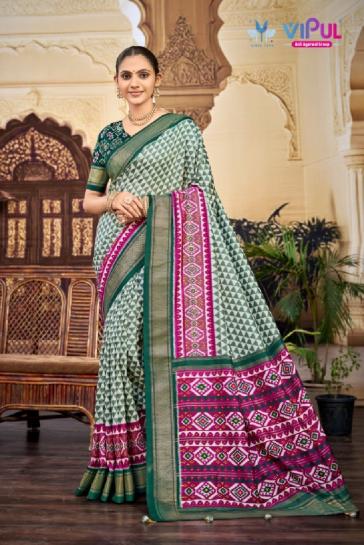 Vipul Aroma Silk Plus vol 11 catalog wholesale sarees shop in madurai - Sanvari Fashion