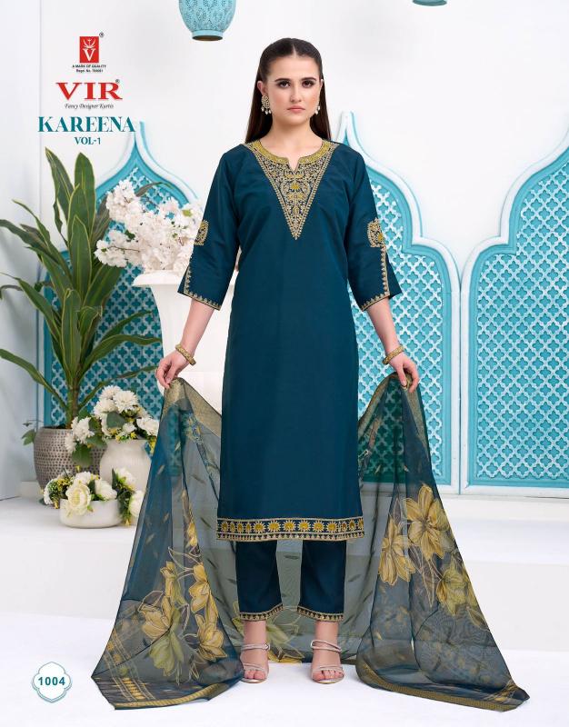 Vir Kareena vol 1 catalog kurtis wholesaler in junagadh - Sanvari Fashion
