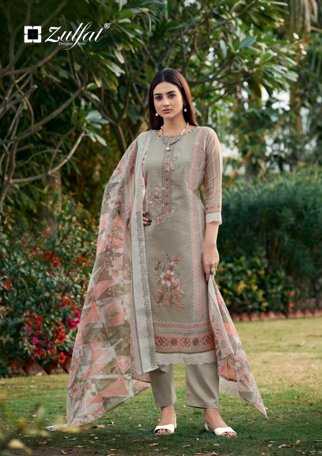Zulfat Firdaus catalog sai dress materials surat gujarat - Sanvari Fashion