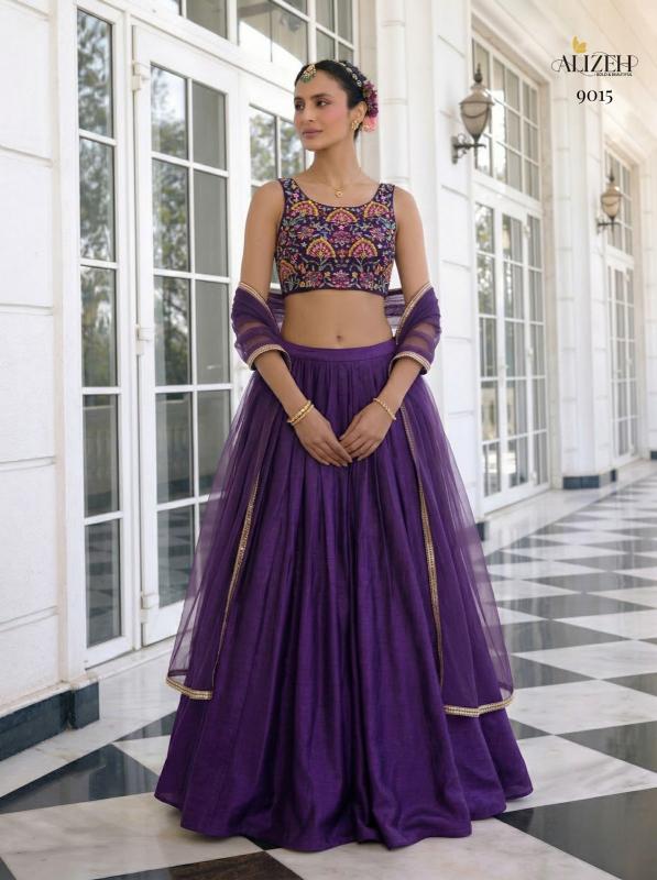 Alizeh 9014 To 9016 catalog lehenga choli wholesaler  - Sanvari Fashion