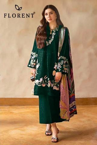 Florent D No 1048 A To F catalog pakistani suits wholesale in india - Sanvari Fashion