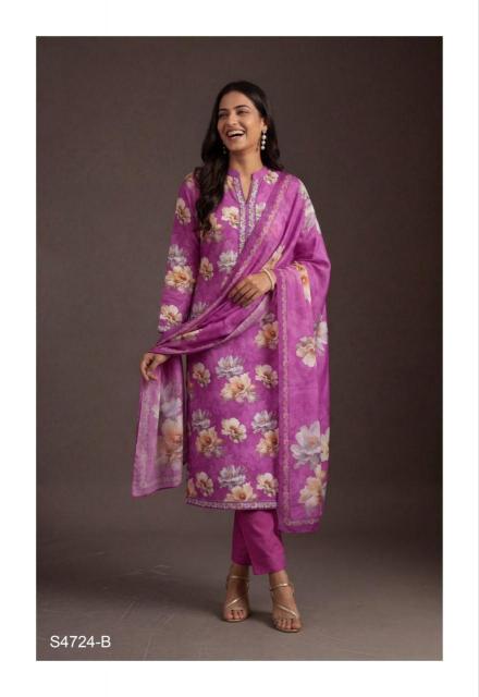 Ganga Jimena 4724 catalog wholesale salwar kameez in jaipur  - Sanvari Fashion