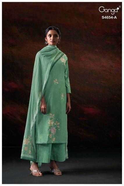 Ganga Kiarae 4654 catalog mumbai salwar kameez wholesalers - Sanvari Fashion