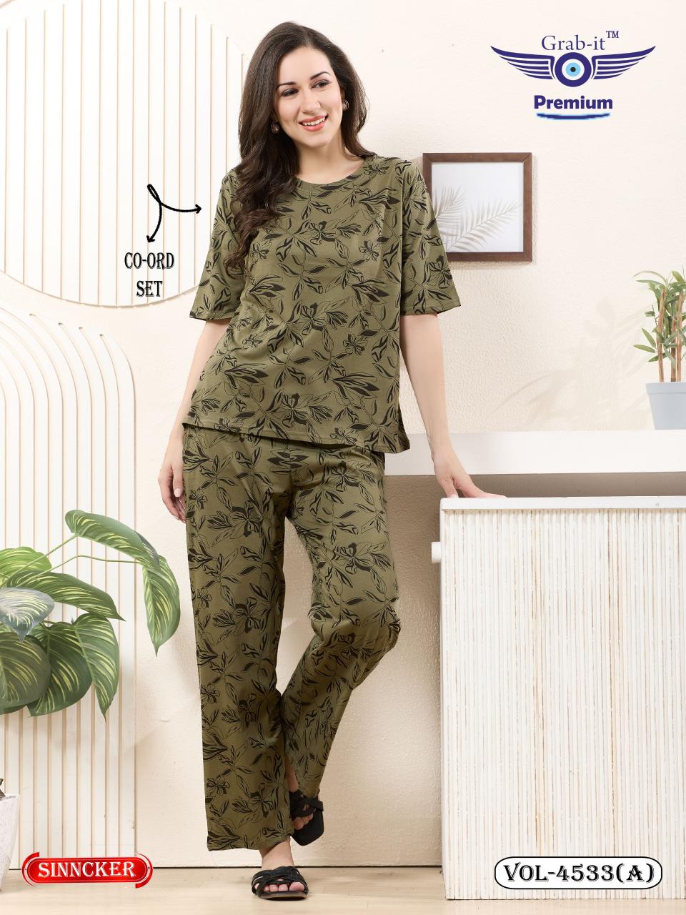 Grab it 4533 catalog night dress wholesaler in chennai - Sanvari Fashion