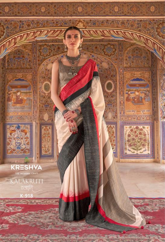 Kreshva Kalakruti catalog wholesale saree market in mumbai with price - Sanvari Fashion