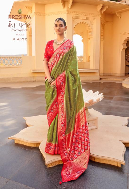 Kreshva Mantra Patola Vol 2 catalog wholesale saree market in dhaka - Sanvari Fashion