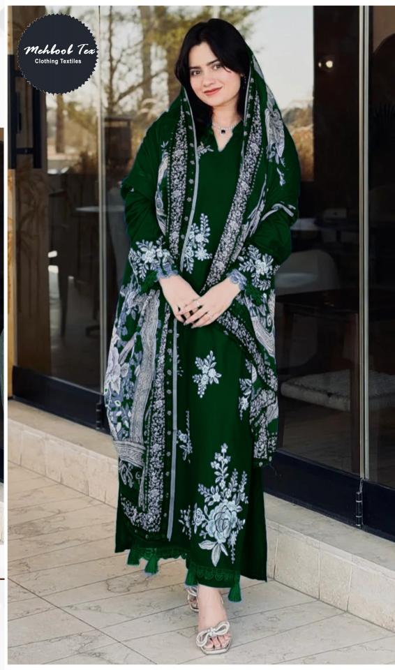 Mehbbob Tex 1974 catalog wholesale pakistani suit - Sanvari Fashion