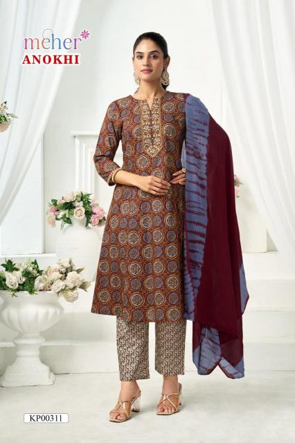 Meher Anokhi catalog readymade kurtis wholesale in chennai - Sanvari Fashion