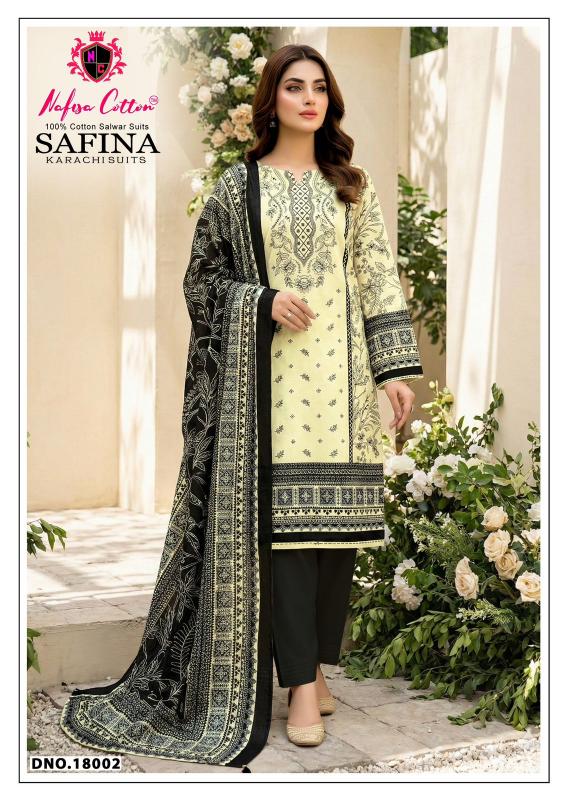Nafisa Safina Vol-18 – Karachi Dress Material - Wholesale Catalog - Sanvari Fashion