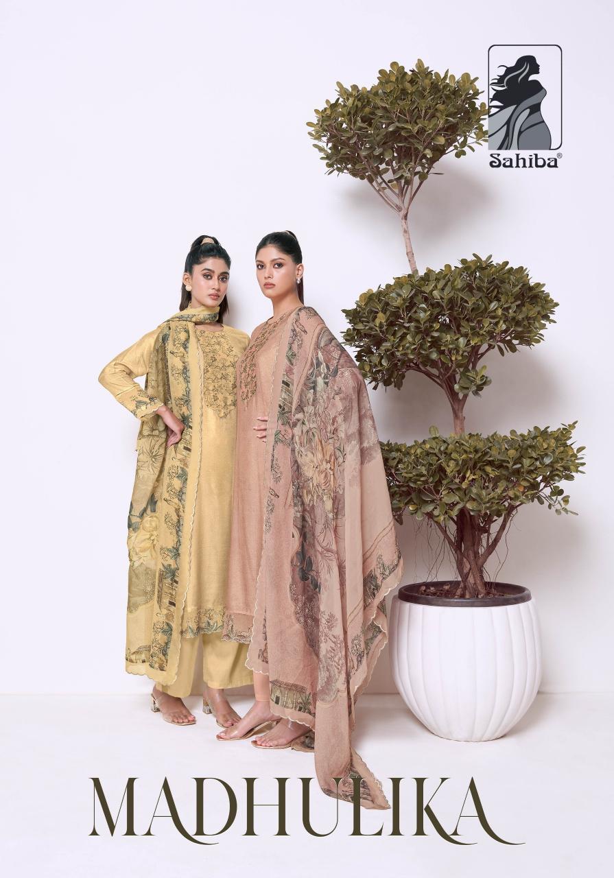 Sahiba Madhulika catalog wholesale salwar kameez market in kolkata - Sanvari Fashion