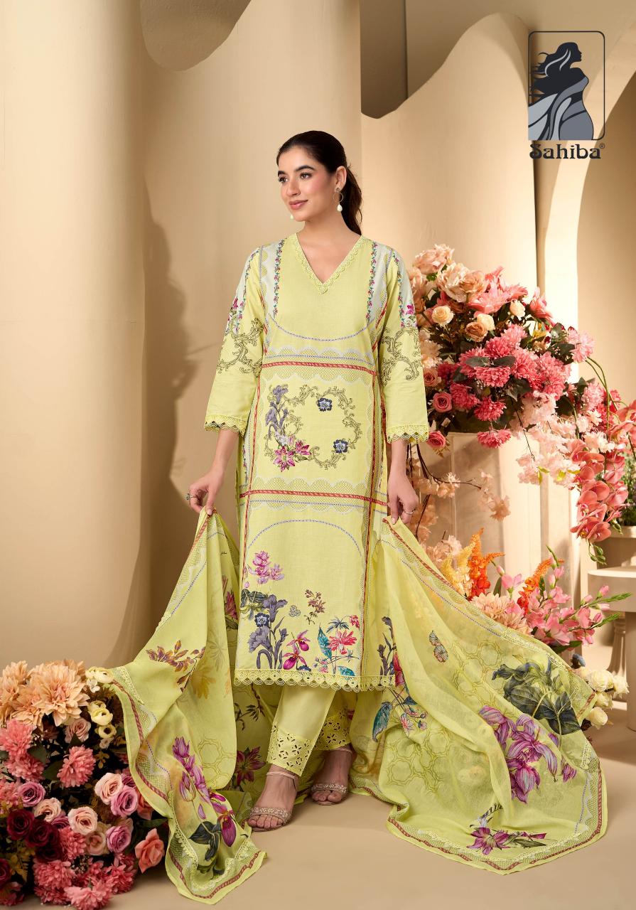 Sahiba Phool Diama catalog wholesale salwar kameez in hyderabad - Sanvari Fashion