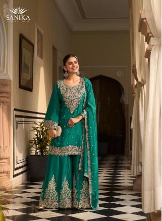 Sanika Sarika catalog designer salwar kameez wholesale in mumbai - Sanvari Fashion