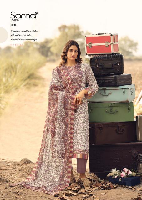 Sanna Veil of Summer catalog salwar kameez material wholesale - Sanvari Fashion