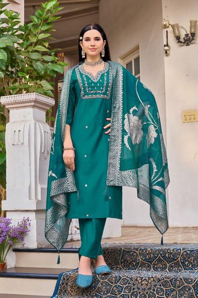 Vamika Riwayat catalog kurtis at wholesale price - Sanvari Fashion
