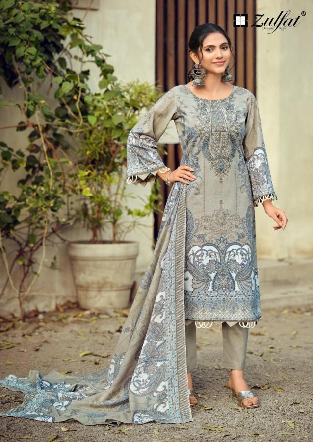 Zulfat Firdaus vol 2 catalog surat dress material wholesale market online cash on delivery - Sanvari Fashion
