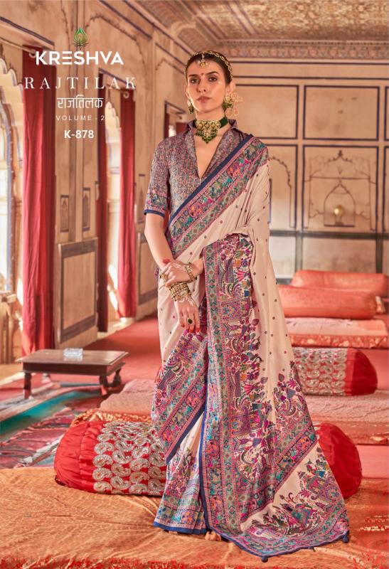 KRESHVA RAJ-TILAK VOL 2 Saree wholesale market in Kolkata - Sanvari Fashion