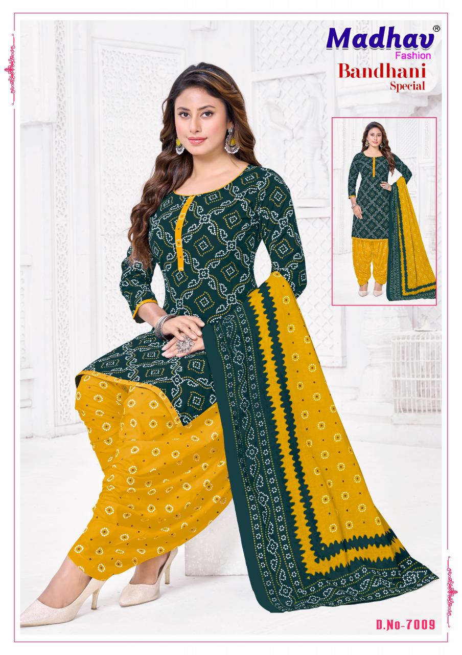 Madhav Bandhani Special Vol-7 – Dress Material - Wholesale Catalog - Sanvari Fashion