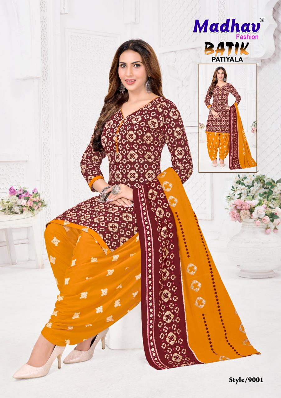 Madhav Batik Patiyala Vol-9 – Dress Material - Wholesale Catalog - Sanvari Fashion