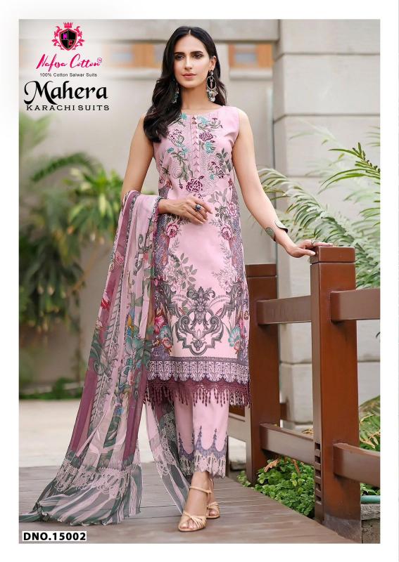 Nafisa Mahera Vol-15 – Karachi Dress Material - Wholesale Catalog - Sanvari Fashion