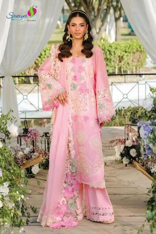 Saniya Elaf 25 vol 3 nx 1391 catalog pakistani suits wholesalers in hyderabad - Sanvari Fashion