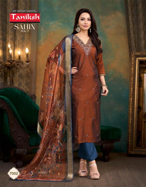 Taniksh Sahin Vol 7 Catalog branded kurti wholesaler in surat - Sanvari Fashion