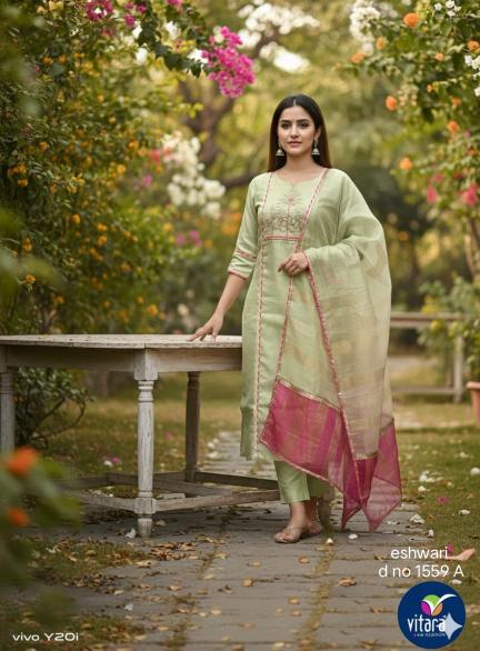 Vitara Eshwari catalog d a kurtis mumbai wholesale - Sanvari Fashion