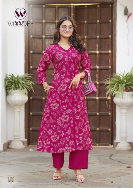 WOODEE MAHIKA wholesale kurti manufacturers in India - Sanvari Fashion