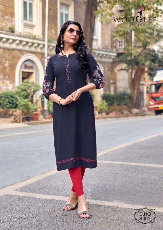 WOOGLEE Aarvika Kurti manufacturer in hydrabad - Sanvari Fashion