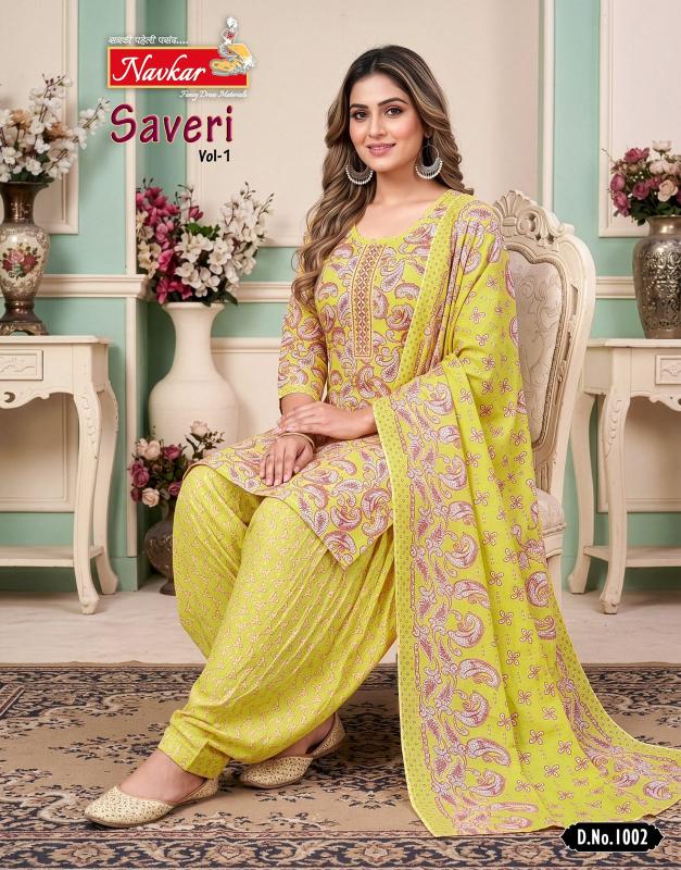 NAVKAR SAVERI vol 1 Kurti suppliers in Gujarat - Sanvari Fashion