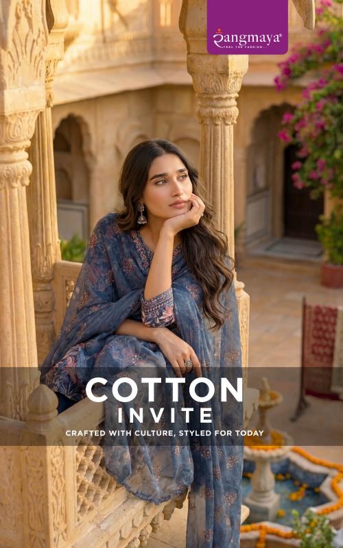 Rangmaya COTTON INVITE Surat kurti manufacturers - Sanvari Fashion
