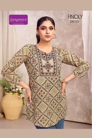 Rangmaya FINOLY Kurti wholesale price in Pune  - Sanvari Fashion