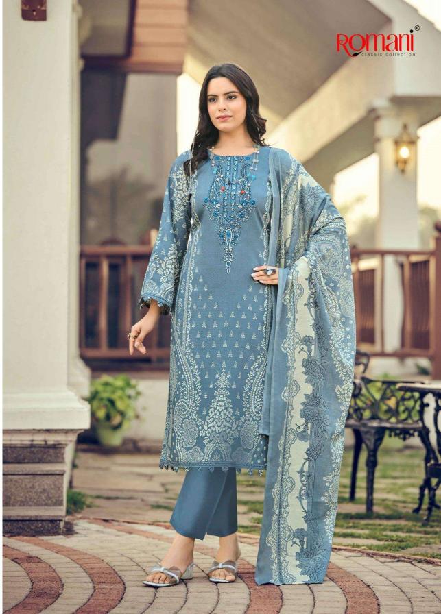 Romani Needle Wonder Vol-12 – Karachi Kurti Pant With Dupatta - Wholesale Catalog - Sanvari Fashion