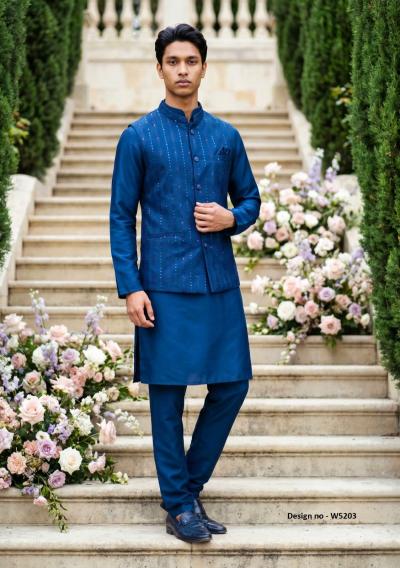 Outluk Wedding vol 52 catalog mens kurta in mumbai - Sanvari Fashion