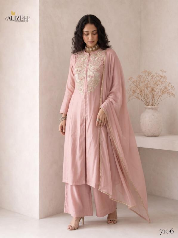 Alizeh 7106 to 7109 catalog wholesale designer salwar kameez in surat - Sanvari Fashion