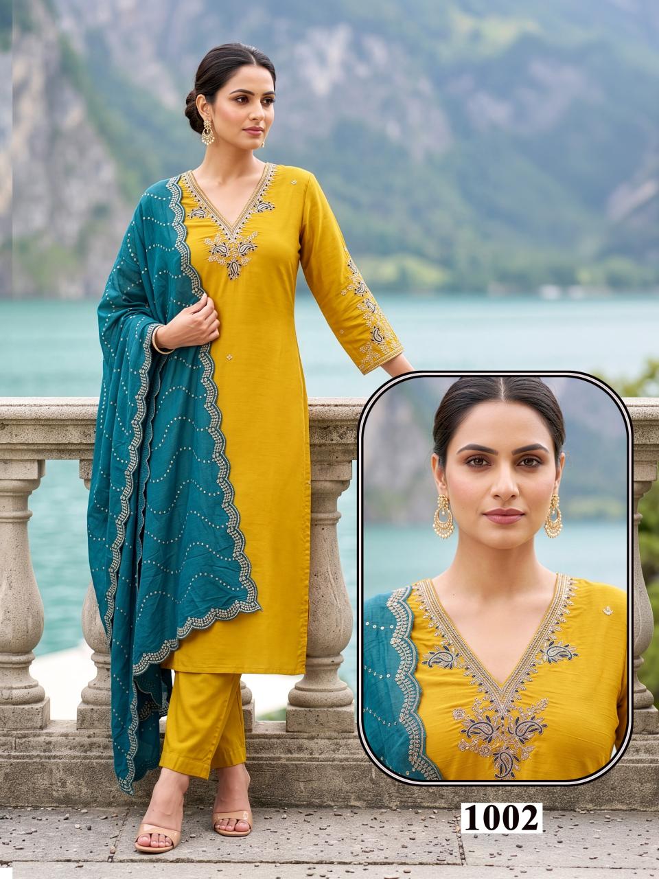 Felocity Roman silk vol 23 catalog designer kurti wholesaler in ahmedabad - Sanvari Fashion