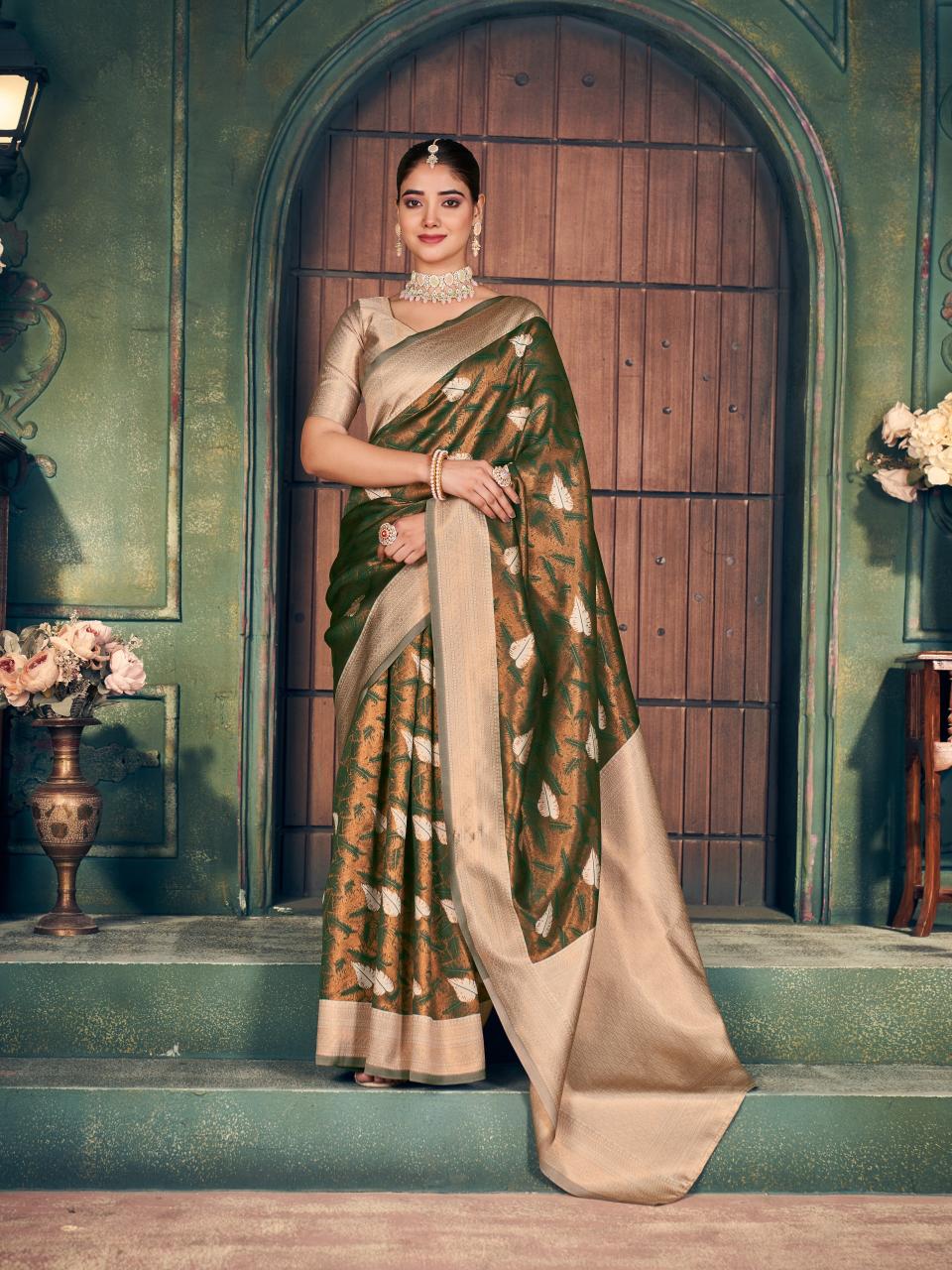 Gobuni Sakhi Silk catalog hyderabad sarees wholesale - Sanvari Fashion