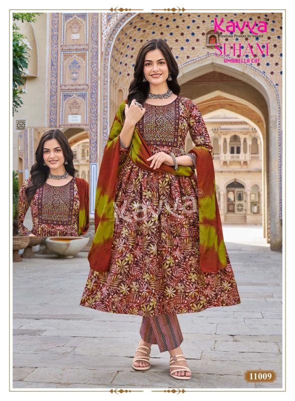 Kavya Suhani vol 11 catalog wholesale kurtis surat surat gujarat 395010 - Sanvari Fashion