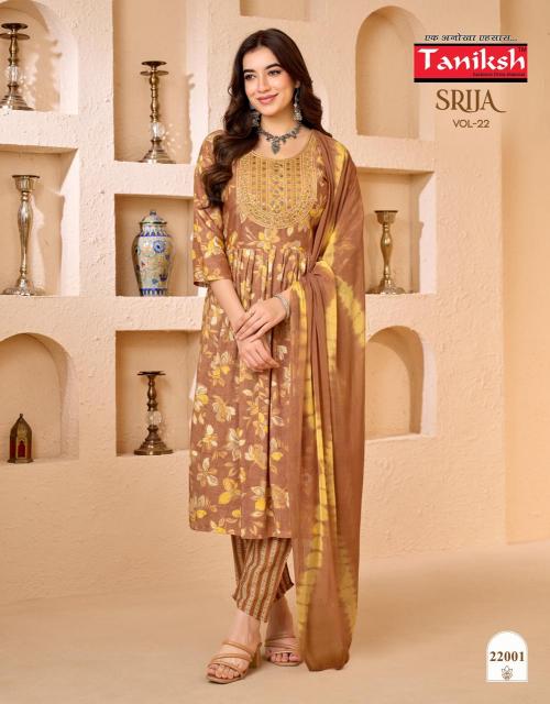 Taniksh Srija vol 22 catalog kurtis wholesale at cheap prices - Sanvari Fashion