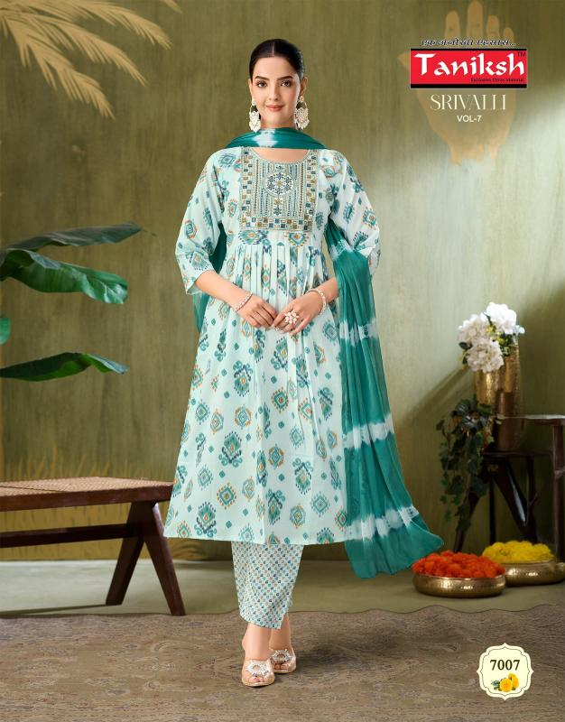 Taniksh Srivalli Vol 7 catalog high quality kurtis wholesale - Sanvari Fashion