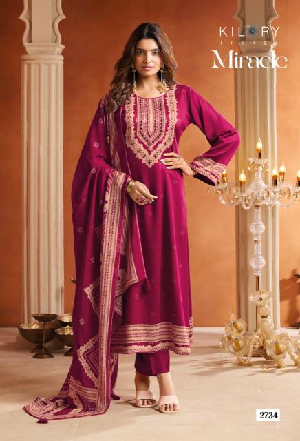 Kilory Miracle catalog aari work salwar kameez wholesale - Sanvari Fashion