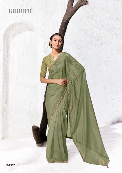 Kimora Rangat vol 5 catalog organza saree wholesalers - Sanvari Fashion
