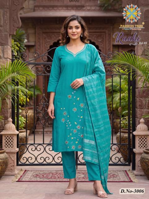 Passion Tree Raahi vol 3 catalog wholesale kurti catalogue online india best - Sanvari Fashion