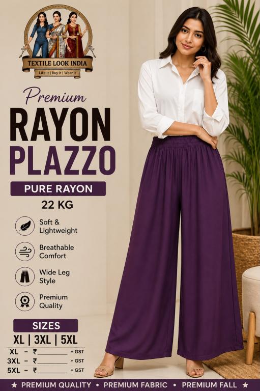 Sabella Rayon vol 31 catalog ladies premium rayon plazzo - Sanvari Fashion