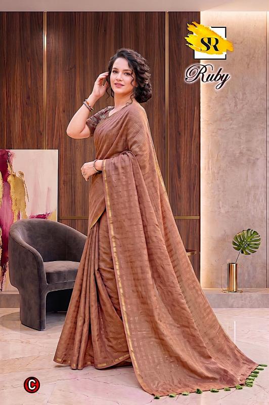 Sr Ruby catalog best wholesale saree shops in vijayawada - Sanvari Fashion