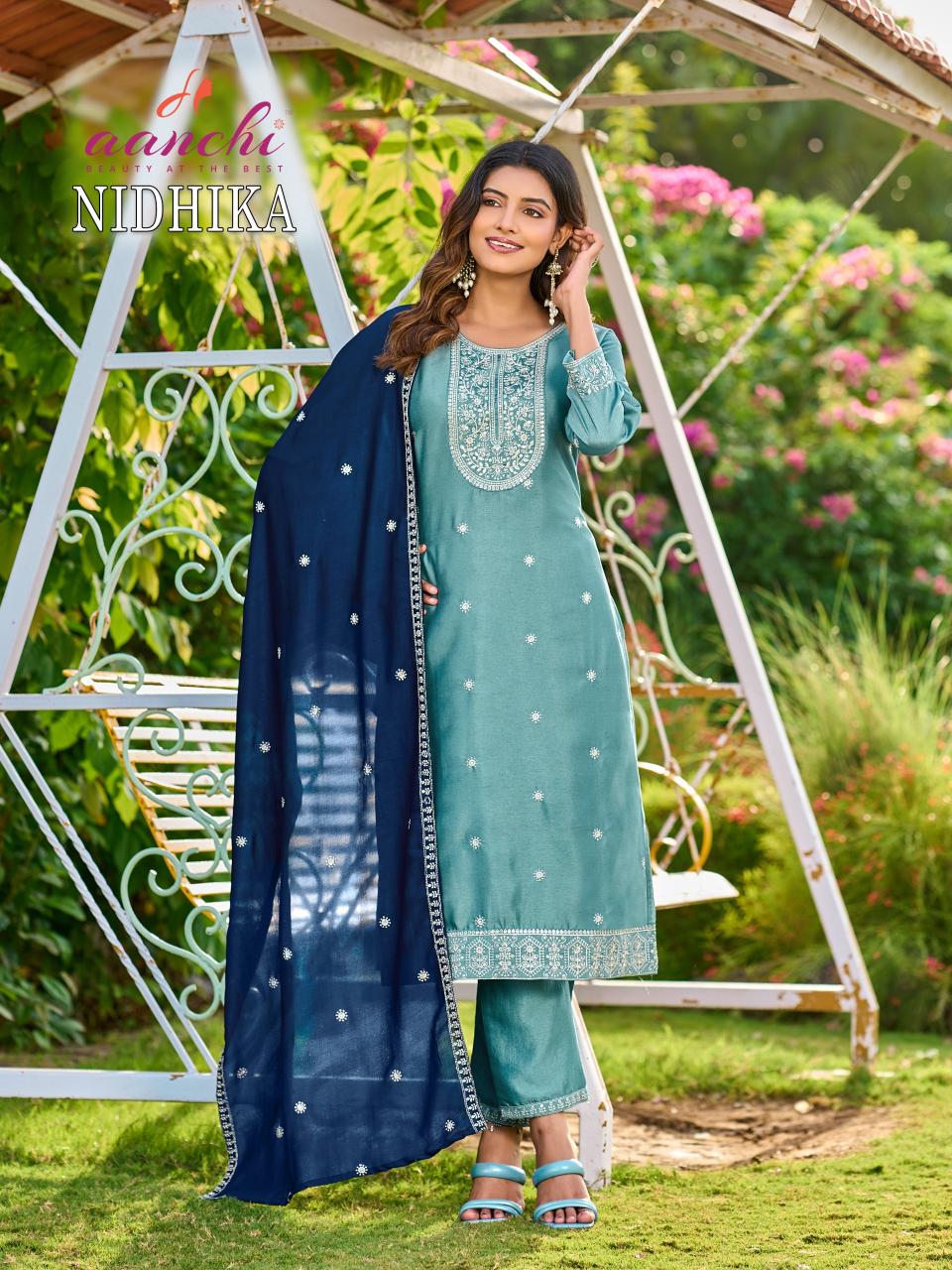 Aanchi Nidhika catalog kurtis wholesale online - Sanvari Fashion